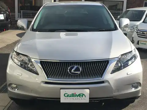 カタログ画像：ＲＸ （RX） ＲＸ４５０ｈ 2011年6月 DAA-GYL15W 3500cc シルバーマイカメタリック 燃費16.8km / l フロント