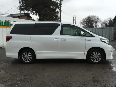 カタログ画像：アルファードハイブリッド （ALPHARD HYBRID） ハイブリッドＳＲ プレミアムシートパッケージ 2012年9月 DAA-ATH20W 2400cc ホワイトパールクリスタルシャイン 燃費16.2km / l 外装