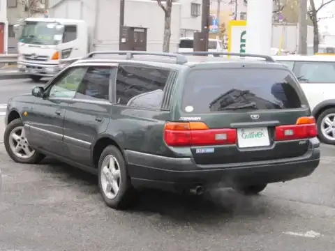 カタログ画像：ステージア （STAGEA） ２０Ｘ 1997年11月 E-WHC34 2000cc スーパークリアレッドII（スーパーファインハードコート） 燃費10.0km / l バック