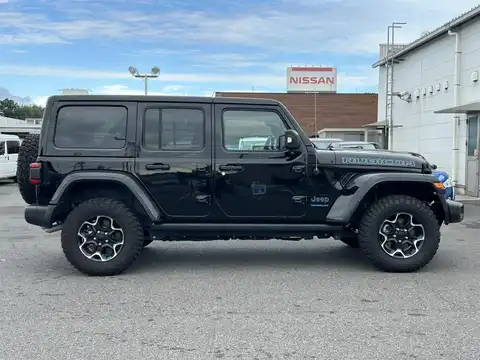 カタログ画像：ジープ・ラングラーアンリミテッド４ｘｅ （JEEP WRANGLER UNLIMITED 4xe） ルビコン ４ｘｅ 2022年12月 3LA-JL20L 2000cc ブラッククリアコート 燃費8.6km / l 外装