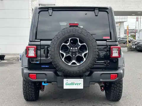 カタログ画像：ジープ・ラングラーアンリミテッド４ｘｅ （JEEP WRANGLER UNLIMITED 4xe） ルビコン ４ｘｅ 2022年12月 3LA-JL20L 2000cc ブラッククリアコート 燃費8.6km / l 外装