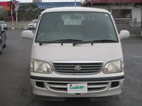 カタログ画像：ハイエースワゴン （HIACE WAGON） スーパーカスタム セミミドルルーフ 1999年7月 KH-KZH100G 3000cc ウォームグレーパールメタリック 燃費9.5km / l フロント