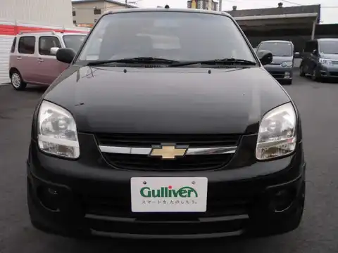 カタログ画像：シボレークルーズ （CHEVROLET CRUSE） １．３ＬＴ Ｓ－セレクション 2004年12月 LA-HR52S 1300cc ブルーイッシュブラックパール３ 燃費17.0km / l フロント