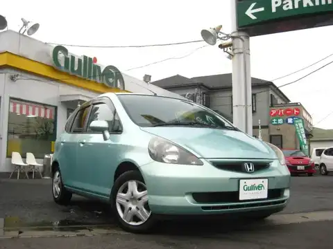 カタログ画像：フィット （FIT） ナビエディション 2003年2月 LA-GD1 1300cc ミントオパールメタリック 燃費23.0km / l メイン（その他）