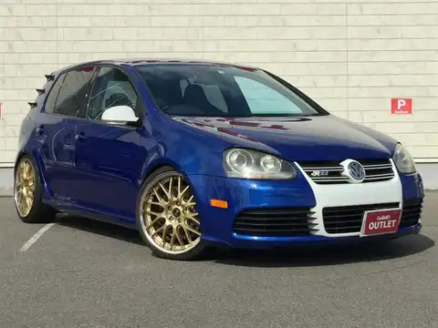 カタログ画像：ゴルフ （GOLF） Ｒ３２ 2006年2月 GH-1KBUBF 3200cc ディープブルーパールエフェクト 燃費10.2km / l メイン（その他）