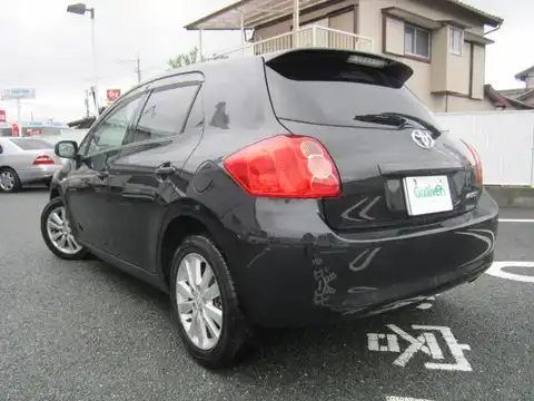 カタログ画像：オーリス （AURIS） １５０Ｘ Ｍパッケージ 2008年12月 DBA-NZE154H 1500cc ブラックマイカ 燃費15.4km / l バック