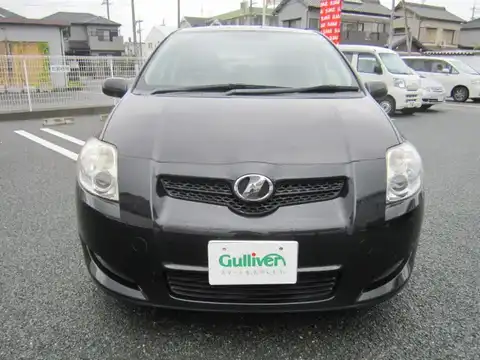 カタログ画像：オーリス （AURIS） １５０Ｘ Ｍパッケージ 2008年12月 DBA-NZE154H 1500cc ブラックマイカ 燃費15.4km / l フロント