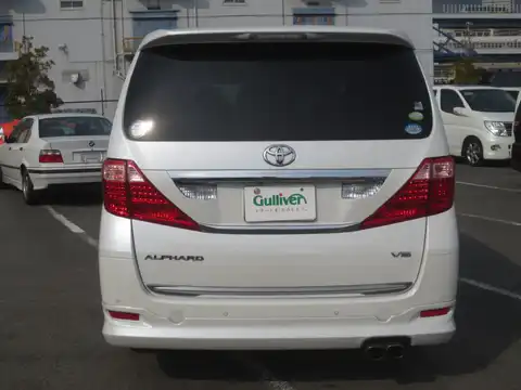 カタログ画像：アルファード （ALPHARD） ３５０Ｘ 2008年5月 DBA-GGH20W 3500cc ホワイトパールクリスタルシャイン 燃費9.5km / l バック