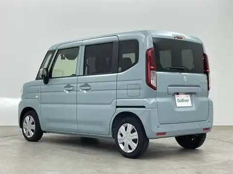 カタログ画像：スペーシア （SPACIA） ハイブリッドＸ 2023年11月 5AA-MK94S 660cc オフブルーメタリック 燃費23.9km / l バック