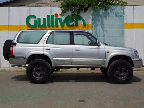 カタログ画像：ハイラックスサーフ （HILUX SURF） ＳＳＲ－Ｘ パッケージＢ 1998年8月 GF-RZN185W 2700cc シルバーメタリック 燃費8.2km / l 外装