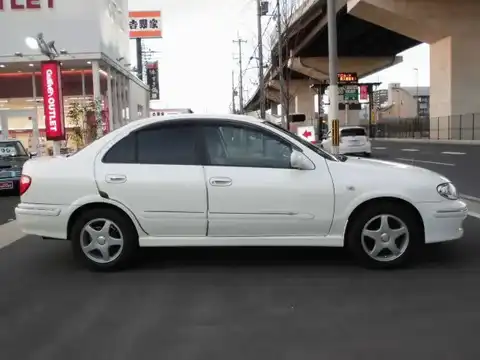 カタログ画像：ブルーバードシルフィ （BLUEBIRD SYLPHY） １８Ｖｉ ナビエディション 2004年12月 DBA-QG10 1800cc ホワイトパール（３Ｐ） 燃費16.0km / l 外装