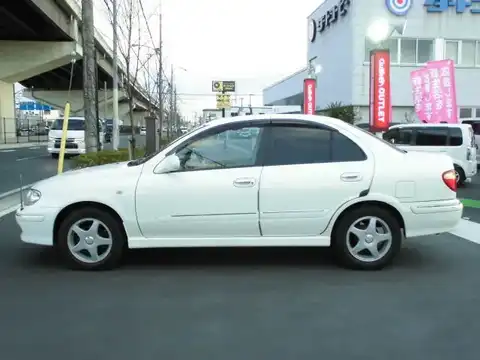 カタログ画像：ブルーバードシルフィ （BLUEBIRD SYLPHY） １８Ｖｉ ナビエディション 2004年12月 DBA-QG10 1800cc ホワイトパール（３Ｐ） 燃費16.0km / l 外装