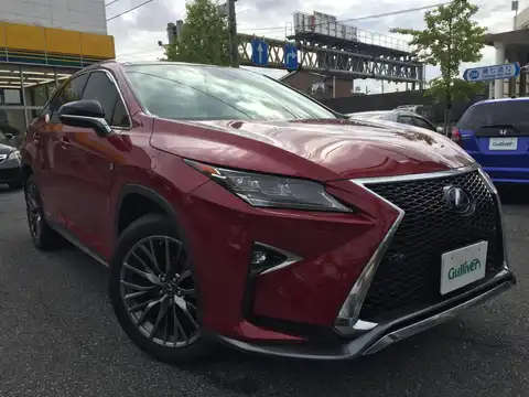 カタログ画像：ＲＸ （RX） ＲＸ４５０ｈ Ｆスポーツ 2017年12月 DAA-GYL25W 3500cc レッドマイカクリスタルシャイン 燃費18.2km / l メイン（その他）