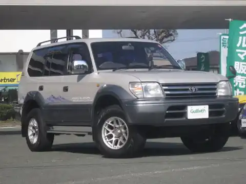 カタログ画像：ランドクルーザープラド （LAND CRUISER PRADO） ＴＪ 1997年4月 KD-KZJ95W 3000cc ホワイト メイン（その他）