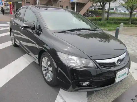 カタログ画像：シビックハイブリッド （CIVIC HYBRID） ＭＸＳＴ 2008年9月 DAA-FD3 1300cc クリスタルブラック・パール 燃費23.2km / l メイン（その他）