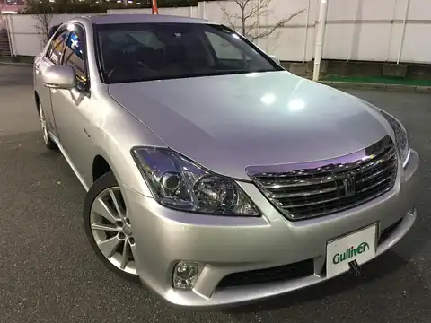 カタログ画像：クラウンハイブリッド （CROWN HYBRID） ハイブリッド Ｇパッケージ 2010年2月 DAA-GWS204 3500cc シルバーメタリック 燃費14.0km / l メイン（その他）