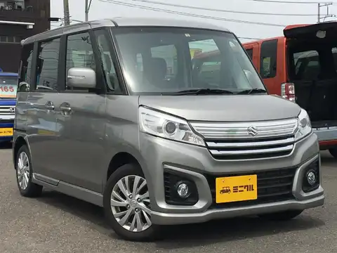 カタログ画像：スペーシアカスタム （SPACIA CUSTOM） ＧＳ 2015年5月 DAA-MK42S 660cc スチールシルバーメタリック 燃費30.6km / l メイン（その他）