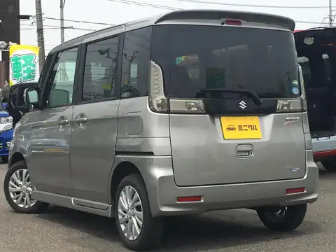 カタログ画像：スペーシアカスタム （SPACIA CUSTOM） ＧＳ 2015年5月 DAA-MK42S 660cc スチールシルバーメタリック 燃費30.6km / l バック