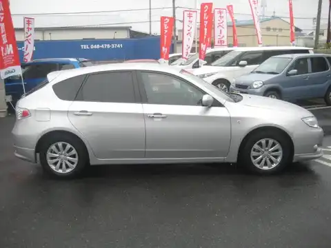 カタログ画像：インプレッサ （IMPREZA） １．５ｉ－Ｌ コンフォートセレクションⅡ 2009年4月 DBA-GH3 1500cc スパークシルバー・メタリック 燃費14.8km / l 外装