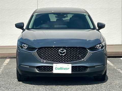 カタログ画像：ＣＸ－３０ （CX-30） ２０Ｓ ツーリング 2024年7月 5AA-DMEJ3R 2000cc ポリメタルグレーメタリック 燃費16.2km / l フロント
