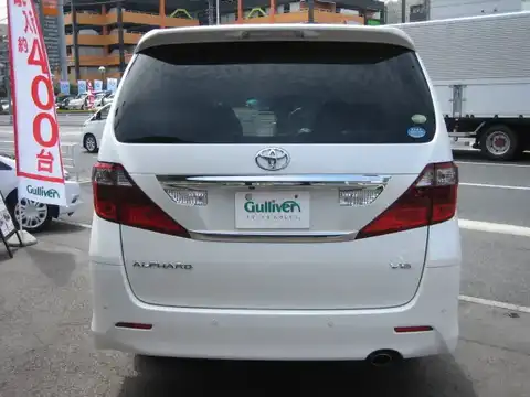 カタログ画像：アルファード （ALPHARD） ３５０Ｓ サイドリフトアップシート装着車 2008年5月 DBA-GGH25W 3500cc ホワイトパールクリスタルシャイン 燃費9.1km / l バック