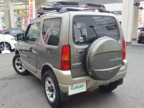 カタログ画像：ジムニー （JIMNY） ランドベンチャー 2004年5月 TA-JB23W 660cc オリーブグレーメタリック／クールベージュメタリック 燃費14.8km / l 外装