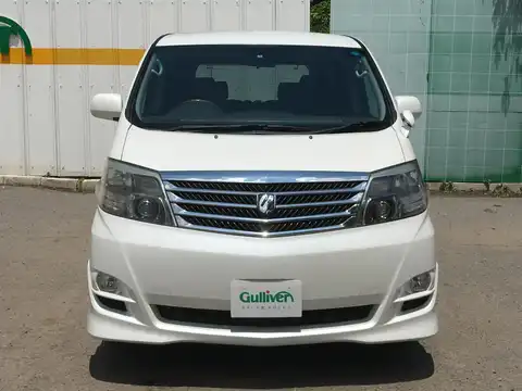 カタログ画像：アルファードＶ （ALPHARD V） ＡＳ プラチナセレクションⅡ 2007年6月 DBA-ANH15W 2400cc ホワイトパールマイカ 燃費9.4km / l フロント