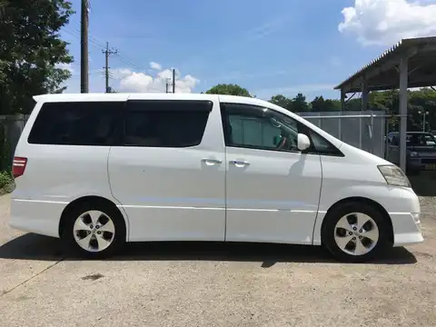 カタログ画像：アルファードＶ （ALPHARD V） ＡＳ プラチナセレクションⅡ 2007年6月 DBA-ANH15W 2400cc ホワイトパールマイカ 燃費9.4km / l 外装