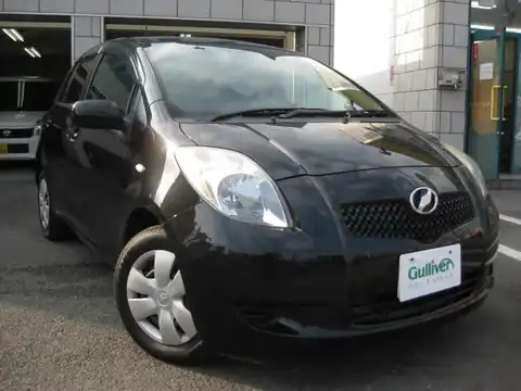 カタログ画像：ヴィッツ （VITZ） Ｆ 2007年1月 CBA-NCP95 1300cc ブラックマイカ 燃費16.0km / l メイン（その他）