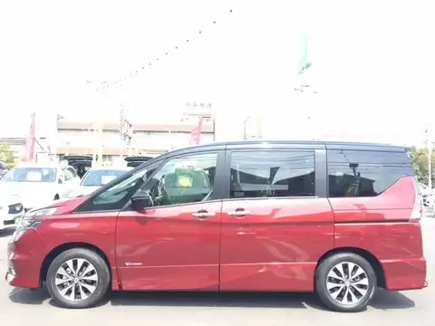 カタログ画像：セレナ （SERENA） ハイウェイスターＧ プロパイロットエディション 2016年8月 DAA-GFC27 2000cc マルーンレッド（ＲＰＭ）orマルーンレッド（ＲＰＭ）／ダイヤモンドブラック（Ｐ） 燃費16.6km / l 外装