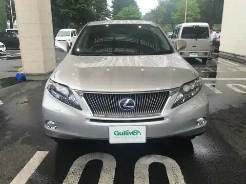 カタログ画像：ＲＸ （RX） ＲＸ４５０ｈ バージョンＬ エアサスペンション 2009年10月 DAA-GYL16W 3500cc シルバーマイカメタリック 燃費16.4km / l フロント