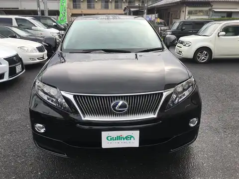 カタログ画像：ＲＸ （RX） ＲＸ４５０ｈ バージョンＬ 2009年10月 DAA-GYL10W 3500cc ブラックorブラックオパールマイカ 燃費17.4km / l フロント