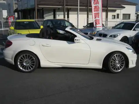 カタログ画像：ＳＬＫ （SLK） ＳＬＫ３５０ 2008年10月 DBA-171458 3500cc カルサイトホワイト（Ｓ） 燃費9.1km / l 外装