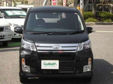 カタログ画像：ムーヴ （MOVE） カスタム ＲＳ 2012年12月 DBA-LA110S 660cc ブラックマイカメタリック 燃費23.4km / l フロント