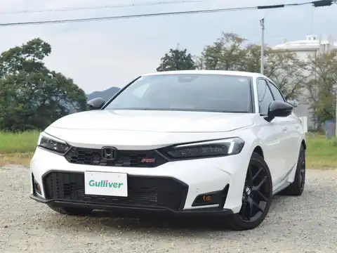 カタログ画像：シビック （CIVIC） タイプＲ レーシングブラックパッケージ 2025年9月 6BA-FL5 2000cc チャンピオンシップホワイト 燃費12.5km / l 外装