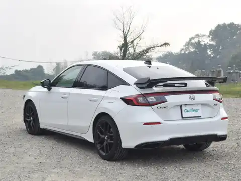 カタログ画像：シビック （CIVIC） タイプＲ レーシングブラックパッケージ 2025年9月 6BA-FL5 2000cc チャンピオンシップホワイト 燃費12.5km / l 外装