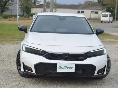 カタログ画像：シビック （CIVIC） タイプＲ レーシングブラックパッケージ 2025年9月 6BA-FL5 2000cc チャンピオンシップホワイト 燃費12.5km / l 外装