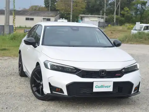 カタログ画像：シビック （CIVIC） タイプＲ レーシングブラックパッケージ 2025年9月 6BA-FL5 2000cc チャンピオンシップホワイト 燃費12.5km / l 外装