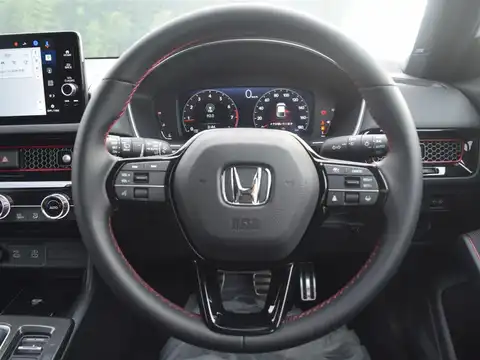 カタログ画像：シビック （CIVIC） タイプＲ レーシングブラックパッケージ 2025年9月 6BA-FL5 2000cc チャンピオンシップホワイト 燃費12.5km / l 内装