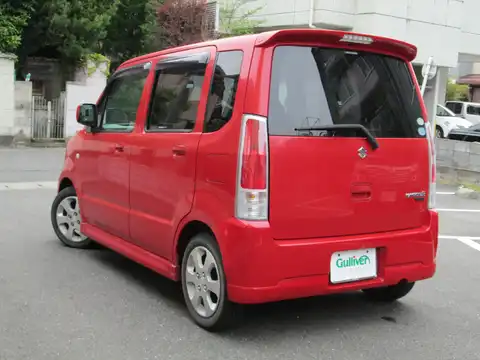 カタログ画像：ワゴンＲ （WAGON R） ＦＸ－Ｓリミテッド 2005年9月 CBA-MH21S 660cc ブライトレッド２ 燃費20.0km / l バック