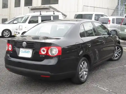 カタログ画像：ジェッタ （JETTA） ジェッタ２．０ 2007年1月 GH-1KBLX 2000cc ディープブラックパールエフェクト 燃費12.0km / l バック