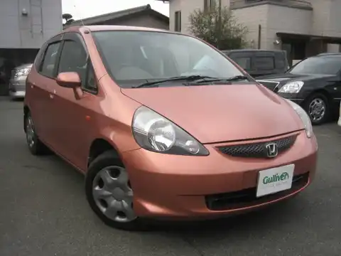 カタログ画像：フィット （FIT） １．３Ａ 2004年6月 DBA-GD1 1300cc ローズオレンジ・メタリック 燃費24.0km / l メイン（その他）