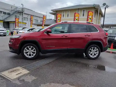 カタログ画像：ジープ・チェロキー （JEEP CHEROKEE） ロンジチュード 2015年4月 ABA-KL24P 2400cc ディープチェリーレッド クリスタルパールコート 燃費8.6km / l 外装