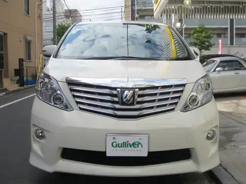 カタログ画像：アルファード （ALPHARD） ３５０Ｓ プライムセレクションⅡ 2010年4月 DBA-GGH20W 3500cc ゴールドパールクリスタルシャイン 燃費9.5km / l フロント