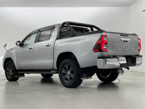 カタログ画像：ハイラックス （HILUX） Ｚ 2023年9月 3DF-GUN125 2400cc シルバーメタリック 燃費11.7km / l バック