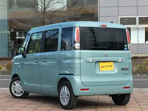 カタログ画像：スペーシア （SPACIA） ハイブリッドＸ 2020年8月 5AA-MK53S 660cc ブリスクブルーメタリックorオフブルーメタリック 燃費20.2km / l 外装