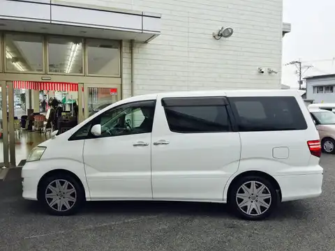 カタログ画像：アルファードＶ （ALPHARD V） ＡＸ Ｌエディション 2005年4月 DBA-ANH15W 2400cc ホワイトパールマイカ 燃費9.4km / l 外装