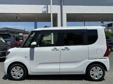 カタログ画像：タント （TANTO） Ｌ ｅｃｏ ＩＤＬＥ非装着車 2024年10月 5BA-LA650S 660cc シャイニングホワイトパール 燃費20.1km / l 外装