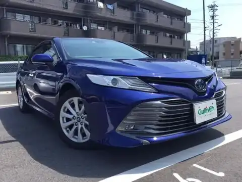 カタログ画像：カムリ （CAMRY） Ｇ 2019年12月 6AA-AXVH75 2500cc ダークブルーマイカメタリック 燃費21.6km / l メイン（その他）