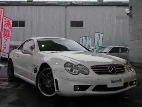 カタログ画像：ＳＬ （SL） ＳＬ５５ ＡＭＧ 2004年4月 GH-230474 5500cc アラバスターホワイト（Ｓ） 燃費6.3km / l メイン（その他）